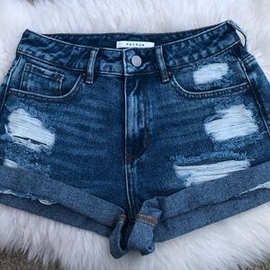 •SOLD• PacSun Bluebird Denim Mom Shorts